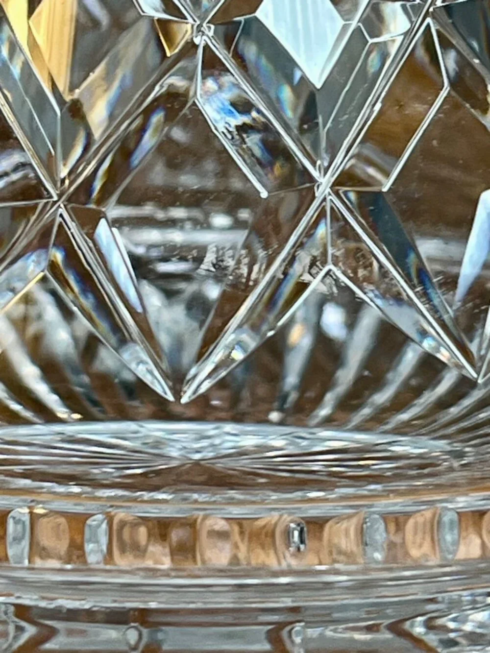 Waterford Crystal Lismore Roly Poly Decanter & Stopper, Marked with Logo